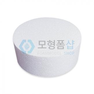 폼아트용 사각 케이크 모형 스티로폼 원형스티로폼 120X50mm