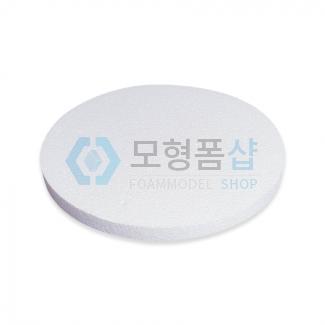 폼아트용 사각 케이크 모형 스티로폼 원형스티로폼 200X40mm