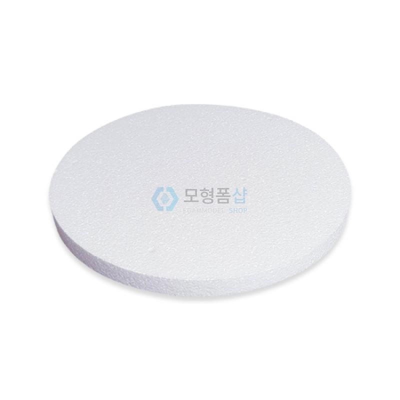 폼아트용 사각 케이크 모형 스티로폼 원형스티로폼 200X40mm